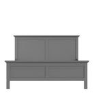 Paris Kingsize Bed (160 x 200) In Matt Grey - Price Crash Furniture