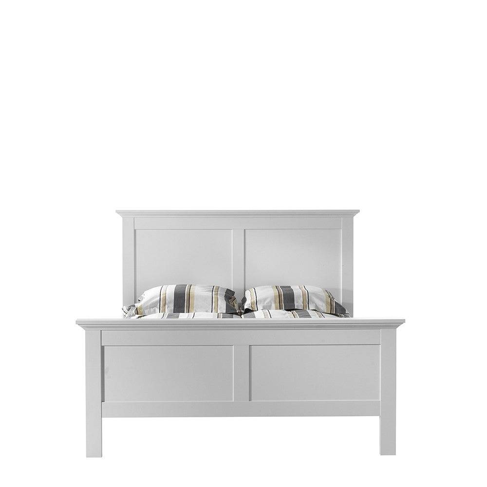 Paris Kingsize Bed (160 x 200) In White - Price Crash Furniture