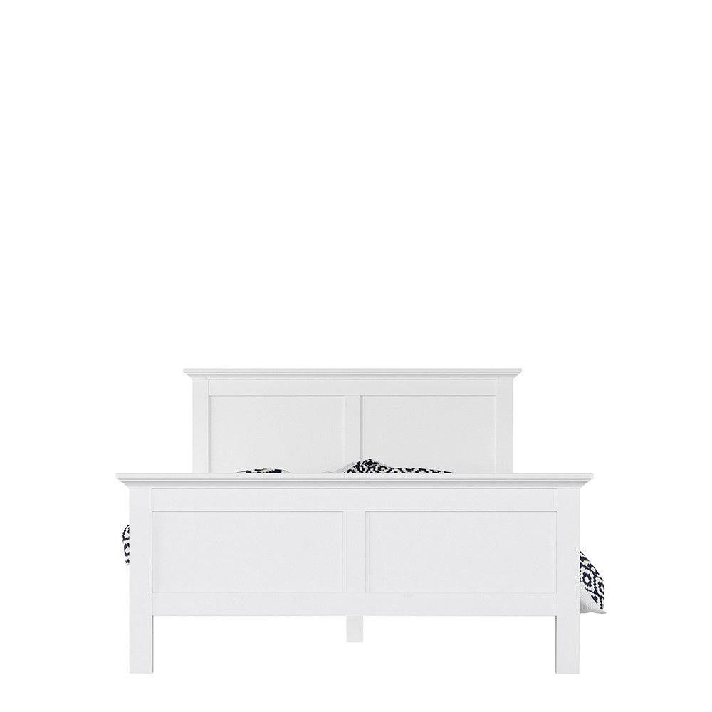 Paris Kingsize Bed (160 x 200) In White - Price Crash Furniture