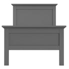 Paris Single Bed (90 x 200) In Matt Grey - Price Crash Furniture