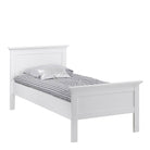 Paris Single Bed (90 x 200) In White - Price Crash Furniture