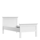 Paris Single Bed (90 x 200) In White - Price Crash Furniture