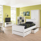 Paris Single Bed (90 x 200) In White - Price Crash Furniture