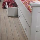 Paris Underbed Storage Drawer For Single Bed In White - Price Crash Furniture