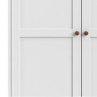 Paris Wardrobe with 2 Doors In White - Price Crash Furniture