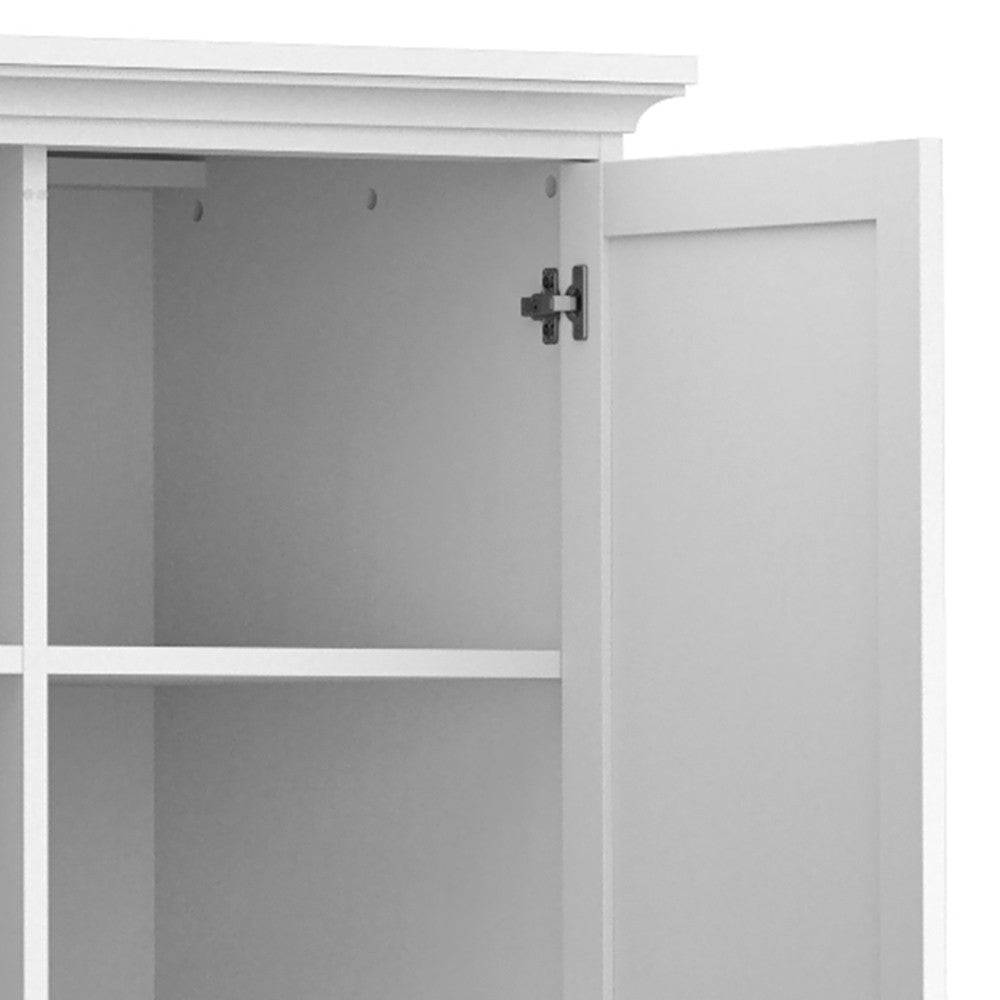 Paris Wardrobe with 2 Doors In White - Price Crash Furniture