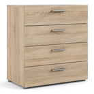 Pepe Oak 4 Drawer Chest of Drawers - Price Crash Furniture