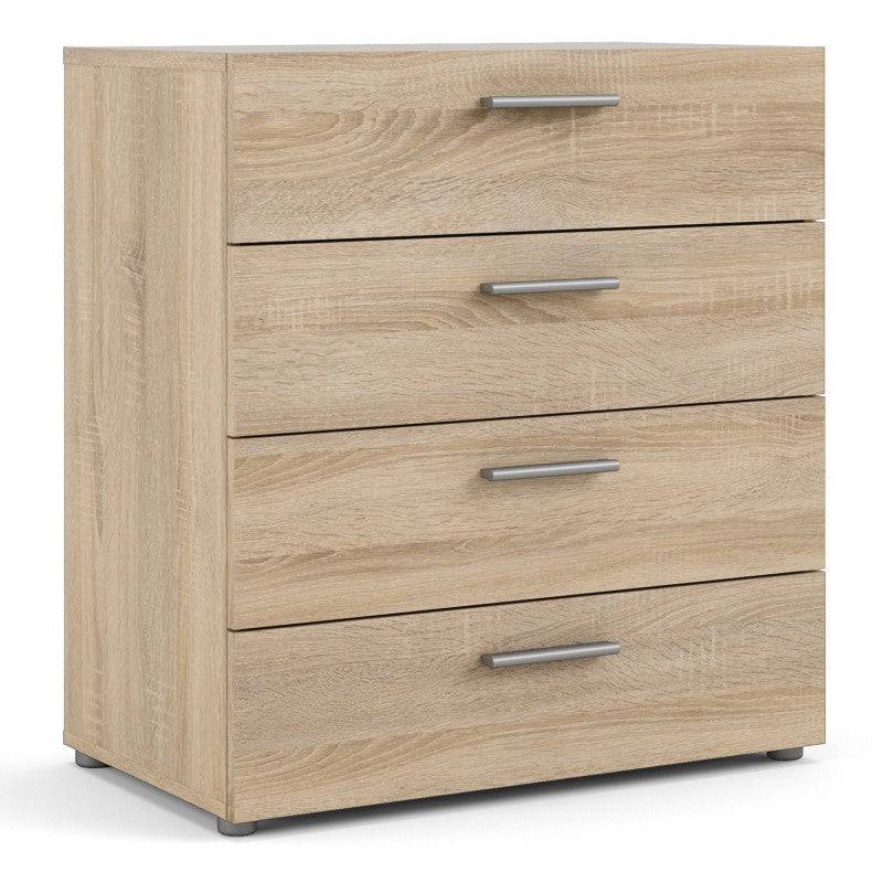 Pepe Oak 4 Drawer Chest of Drawers - Price Crash Furniture