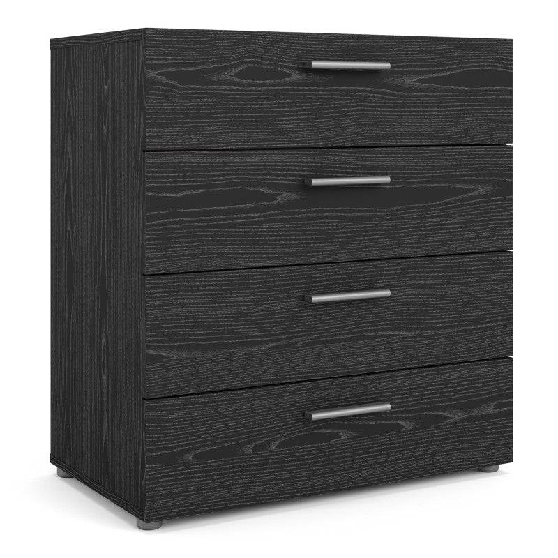 Pepe Walnut 4 Drawer Chest of Drawers - Price Crash Furniture