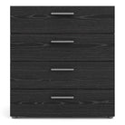 Pepe Walnut 4 Drawer Chest of Drawers - Price Crash Furniture