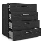 Pepe Walnut 4 Drawer Chest of Drawers - Price Crash Furniture