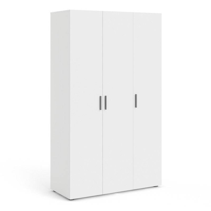 Pepe White 3 Door Wardrobe - Price Crash Furniture
