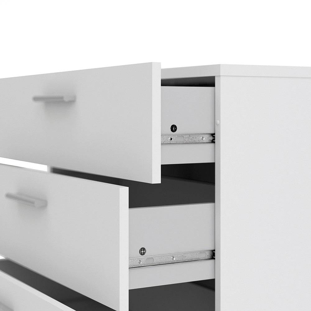 Pepe White 4 Drawer Chest of Drawers - Price Crash Furniture