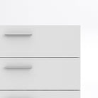 Pepe White 5 Drawer Chest of Drawers - Price Crash Furniture