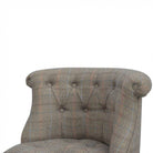 Small Multi Tweed Accent Chair - Price Crash Furniture