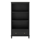 Piper Bookcase Shelf Unit in Black by Dorel - Price Crash Furniture