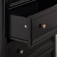 Piper Bookcase Shelf Unit in Black by Dorel - Price Crash Furniture