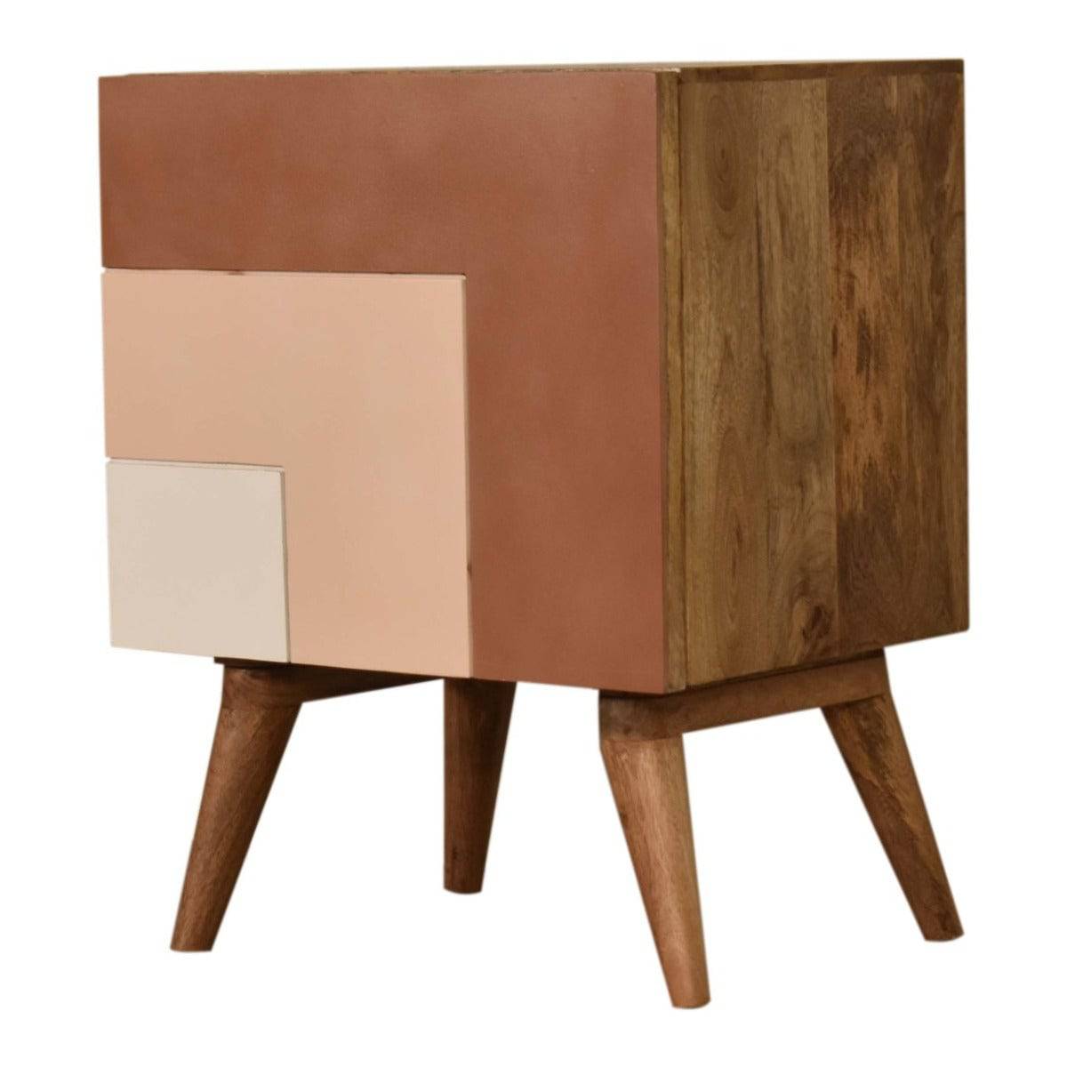 Quebec Brown Bedside Table Unit - Price Crash Furniture