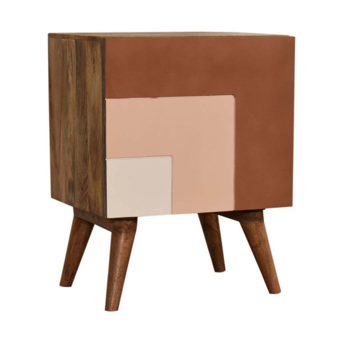 Quebec Brown Bedside Table Unit - Price Crash Furniture