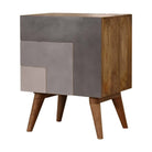 Quebec Grey Bedside Table Unit - Price Crash Furniture