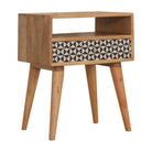 Rafina Bedside Cabinet Unit - Price Crash Furniture