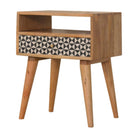 Rafina Bedside Cabinet Unit - Price Crash Furniture