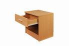 Rio Costa 1 Drawer Bedside Table in Beech by TAD - Price Crash Furniture