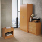 Rio Costa 2 Door Wardrobe in Beech by TAD - Price Crash Furniture