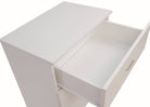 Rio Costa 3 Piece Bedroom Set in White: Wardrobe, Nightstand, Chest of Drawers - Price Crash Furniture