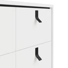 Ry Large Wide Double Chest of Drawers 6 Drawers in Matt White - Price Crash Furniture