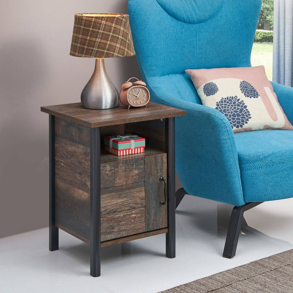 SIDE TABLE DARK OAK - Willow Collection - Price Crash Furniture