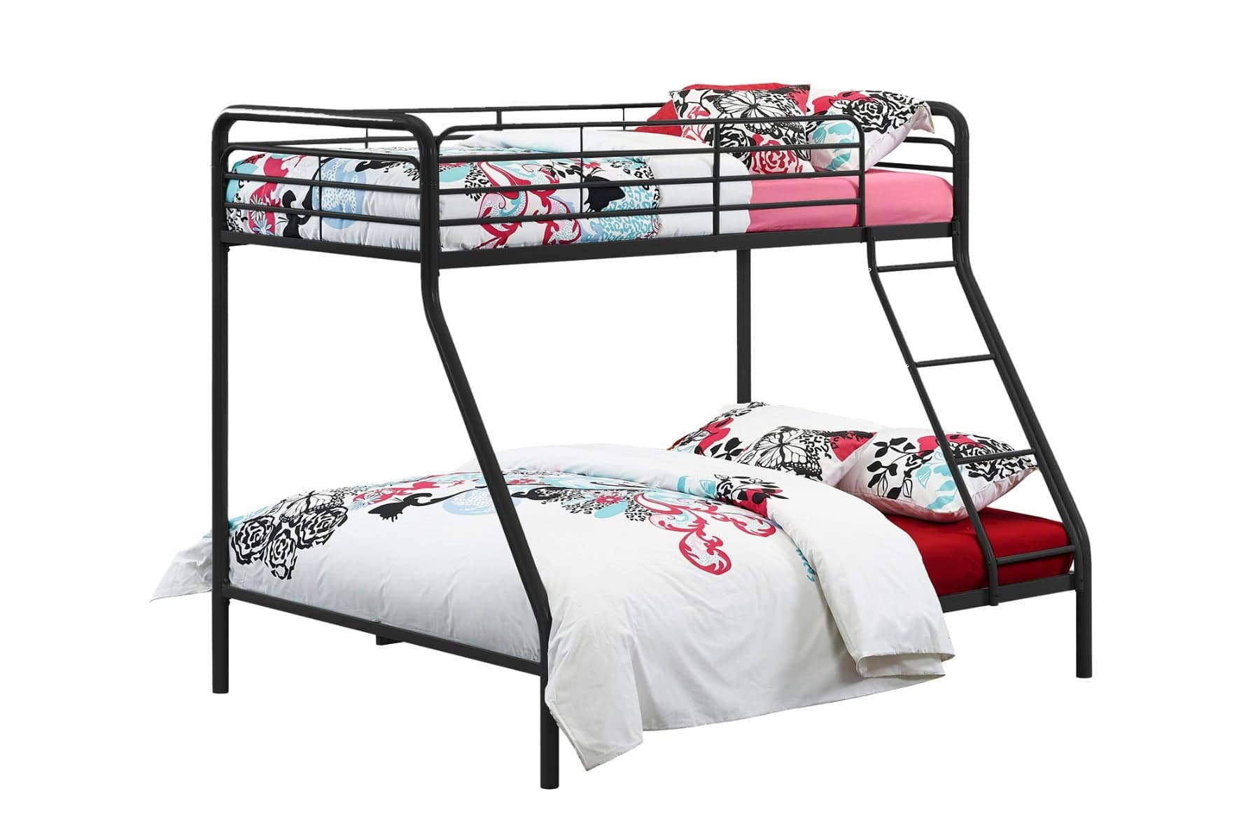 Single over Double Bunk Bed in Black Metal by Dorel - Price Crash Furniture