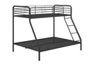 Single over Double Bunk Bed in Black Metal by Dorel - Price Crash Furniture