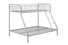 Single over Double Bunk Bed in Grey Metal by Dorel - Price Crash Furniture