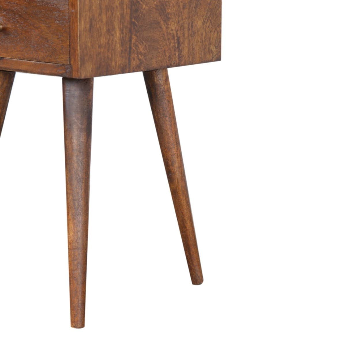 Mini Chestnut Bedside Table - Price Crash Furniture