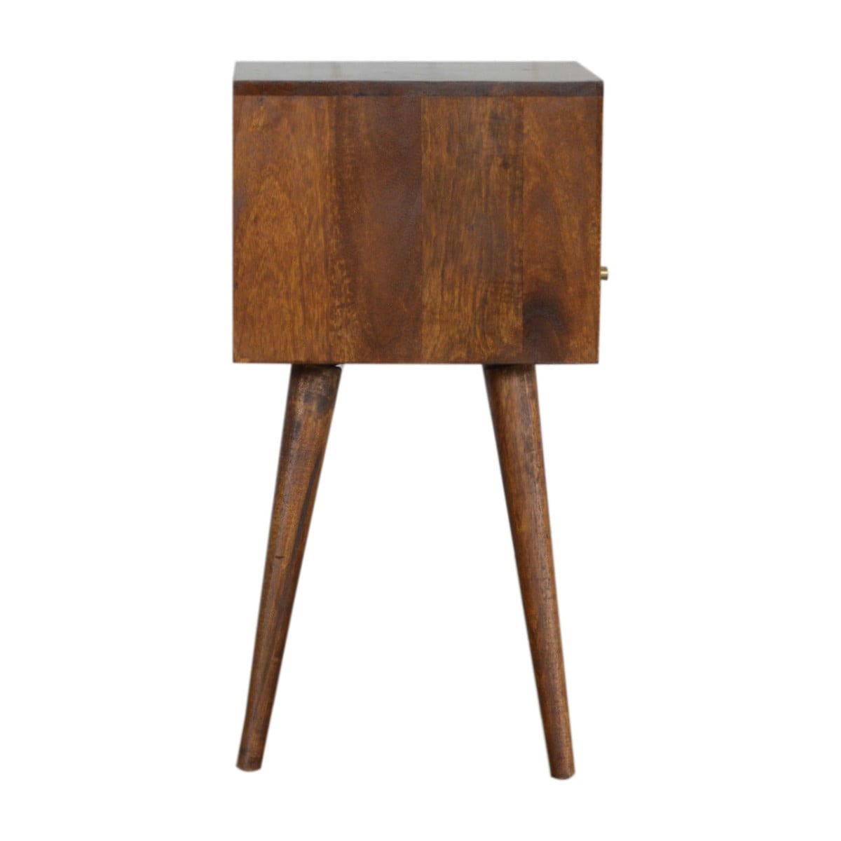 Mini Chestnut Bedside Table - Price Crash Furniture