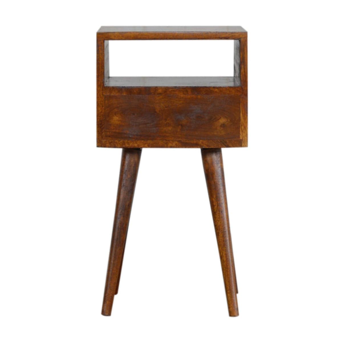 Mini Chestnut Bedside Table - Price Crash Furniture