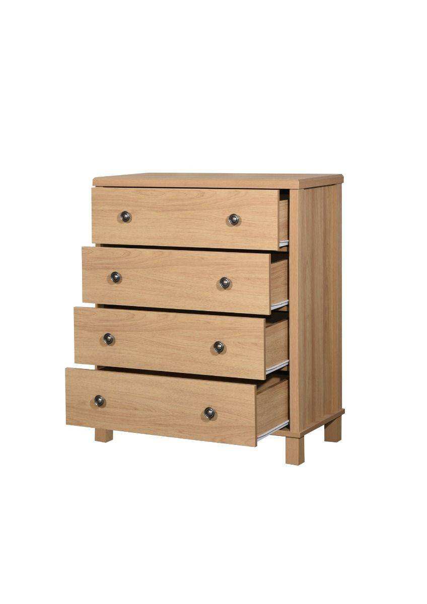 Sherwell 4 Drawer Chest of Drawers in Oak by TAD - Price Crash Furniture