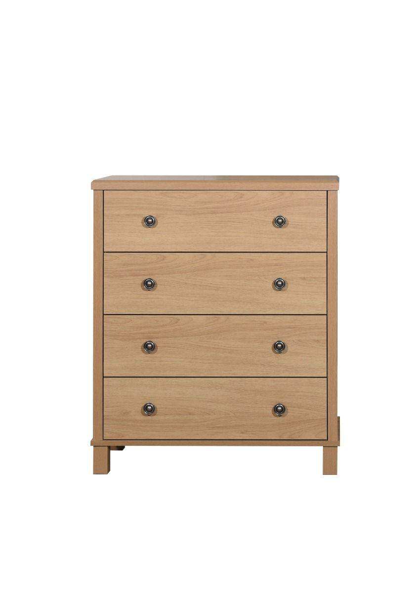 Sherwell 4 Drawer Chest of Drawers in Oak by TAD - Price Crash Furniture