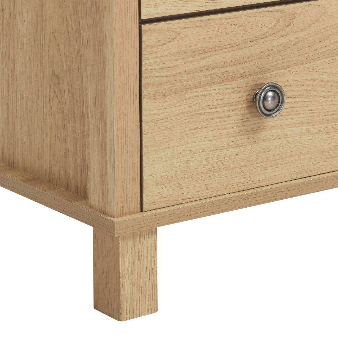 Sherwell 4 Drawer Chest of Drawers in Oak by TAD - Price Crash Furniture