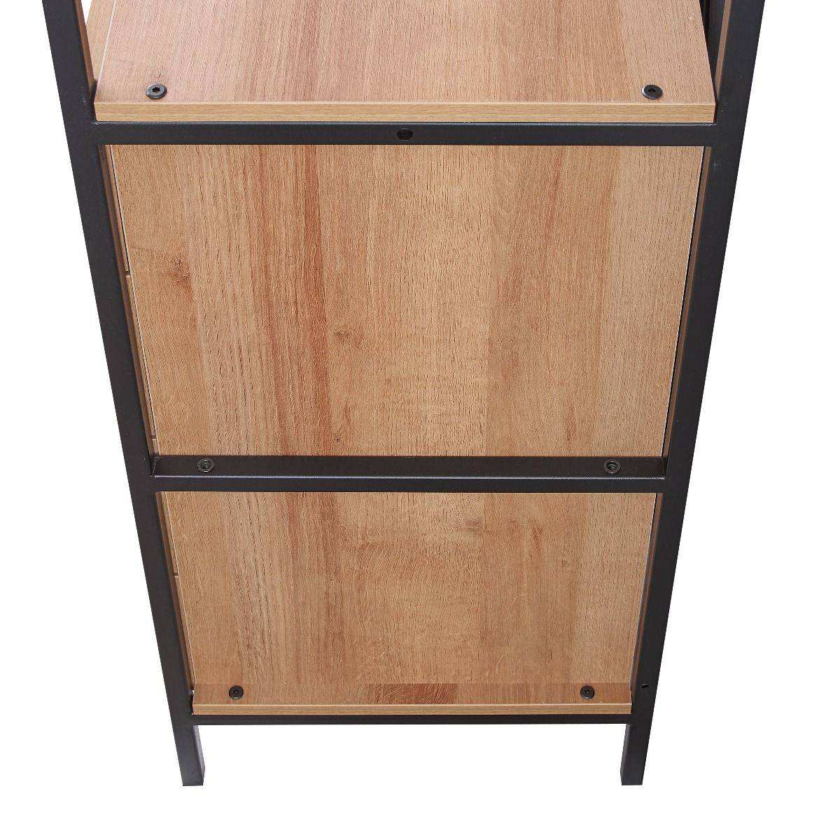 4 Drawer Open Wardrobe in Riviera Oak - Price Crash Furniture