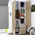 Space Wardrobe - 2 Doors 3 Drawers In Oak - Price Crash Furniture