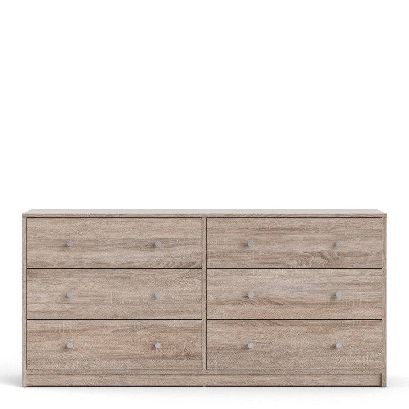 Space wardrobe with 2 doors 3 drawers in white, 175cm Tall - Price Crash Furniture