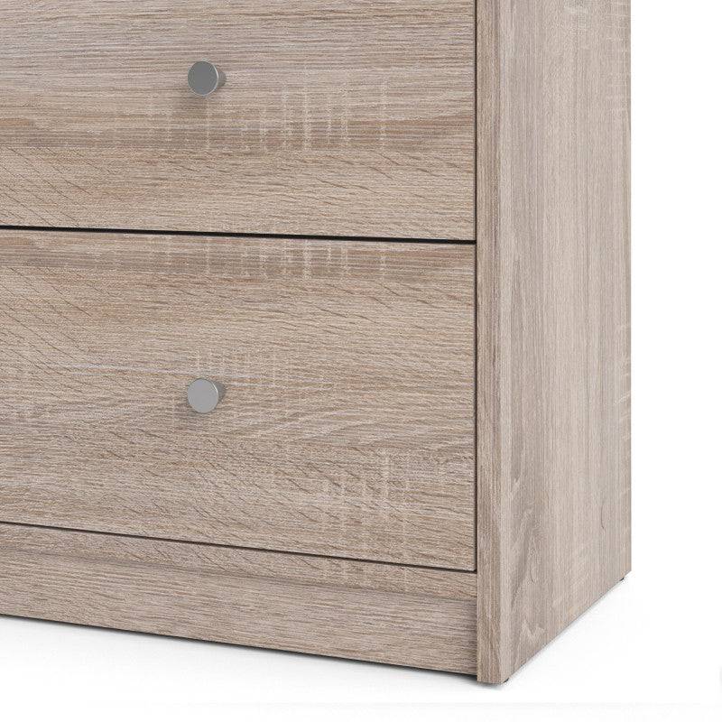 Space wardrobe with 2 doors 3 drawers in white, 175cm Tall - Price Crash Furniture