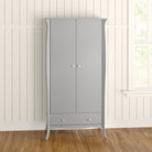 Steens Baroque 2 Door 1 Drawer Wardrobe in Grey - Price Crash Furniture