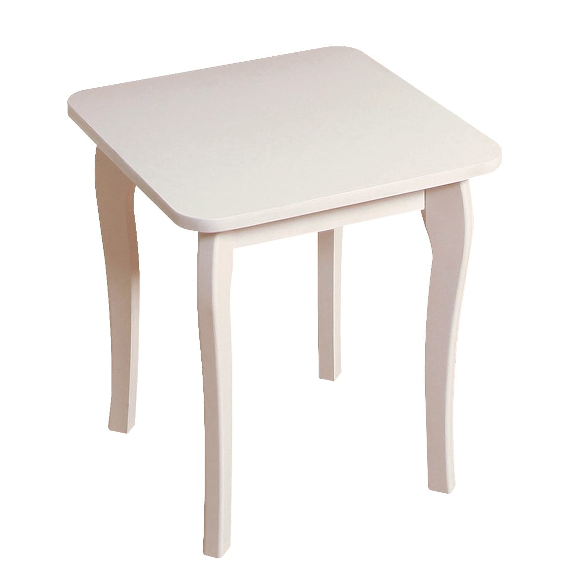 Steens Baroque Dressing Table Stool in White - Price Crash Furniture