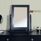 Steens Baroque Vanity Mirror in Black - Price Crash Furniture