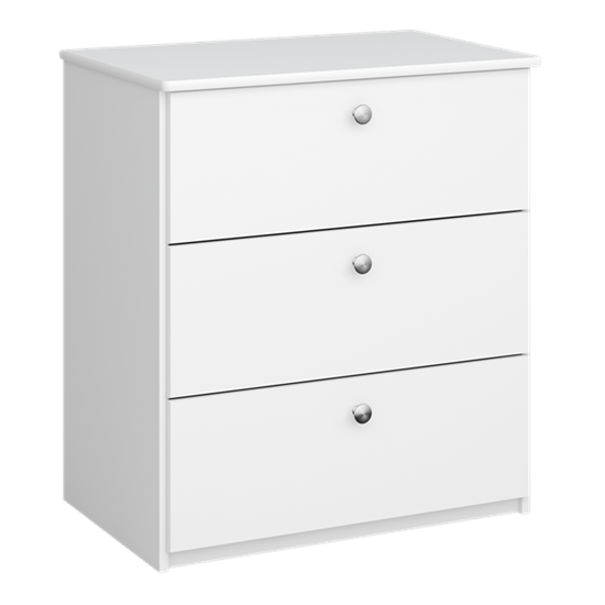 Steens for Kids: 3 Drawer Chest in White - Price Crash Furniture