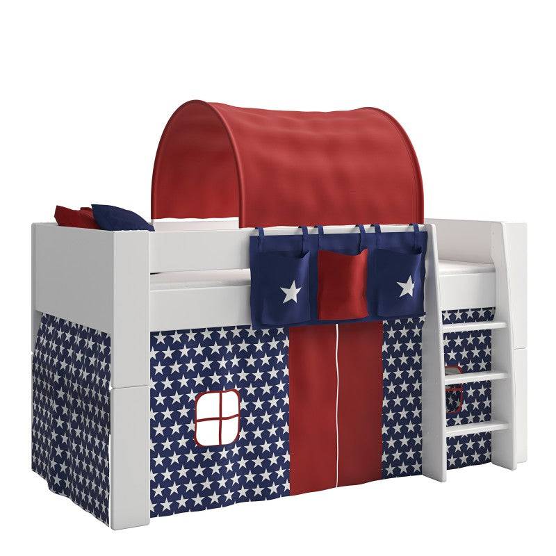 Steens for Kids Bed Tunnel Accessory in Red - 'Stars' range - Price Crash Furniture