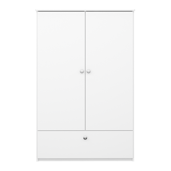 Steens for Kids: Compact Wardrobe in White - Price Crash Furniture